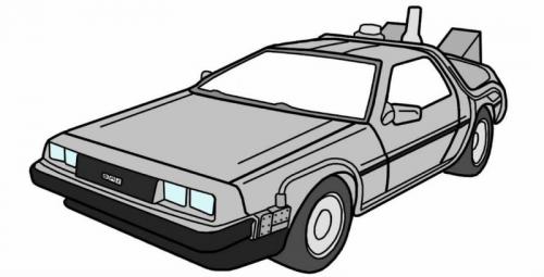 hero image: delorean